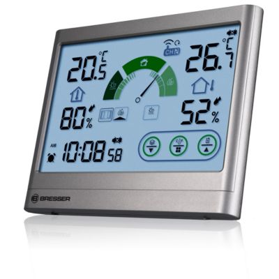 Bresser VentAir H Thermomètre Hygromètre intérieur extérieur 1 capteur