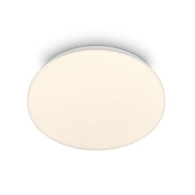 BRILONER Plafonnier LED salle de bain rond 27cm 12W 1300lm 3000K lumière blanc chaud IP54 étanche blanc lampe plafond