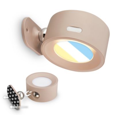 BRILONER Sticklights Lampe murale sans électricité ni perçage avec batterie tactile dimmable fixation magnétique 9x75x4 cm beige