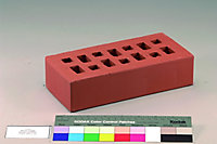 Brique perforée terre cuite rouge 10,5 x 22 x 5,4 cm