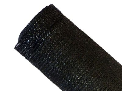 Brise-vue 90% - Noir - 185gr/m² - Boutonnières Noir 3m x 50m