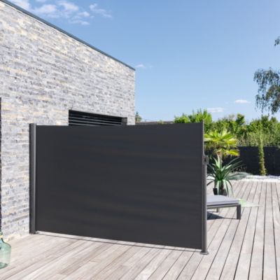 Brise vue Antao gris l.300 x H.180 cm Hesperide