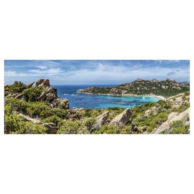 Brise vue imprimé ROCCAPINA, H.2 x L.5 m, 100% occultant, Made in France par Scenolia + kit de fixation offert