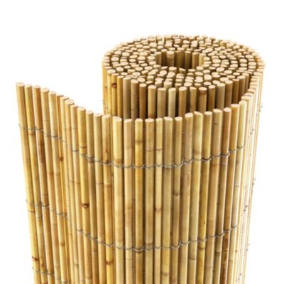 Brise vue canisse en lames de bambou 1x5m - Conforama