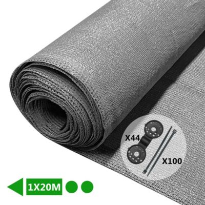 VOUNOT® Paravent Extérieur Rétractable 140x300cm Avec Housse De Protection Noir Anthracite Store Lateral Vertical Brise Vue 88103948