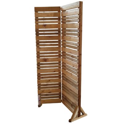 Brise-vue pliant en bois LIGN Z - Ep6,1 - 80 x H184,5 cm