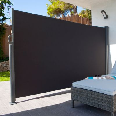 Brise vue rétractable Blooma Liso anthracite L.3 x h.1,60 m