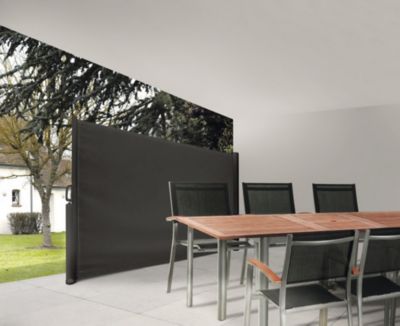 Brise-vue rétractable horizontal Klikstrom L300 x H160cm anthracite