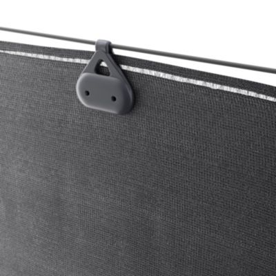 Brise vue tissé gris L.3 h.1 m - 200g/m²