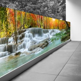 Brise vue Trompe l'oeil - 100x250 cm - Cascades 3617689696225