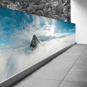 Brise vue Trompe l'oeil - 100x350 cm - Nuages 3617689696027