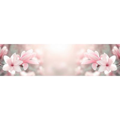 Brise vue Trompe l'oeil - 100x375 cm - Fleurs 3617689696003