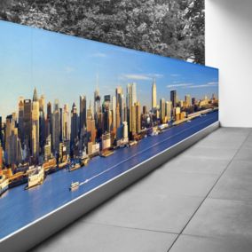 Brise vue Trompe l'oeil - 100x450 cm - New york 3617689698908