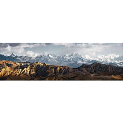 Brise vue Trompe l'oeil - 120x390 cm - Paysage des montagnes du Népal 3617689694146