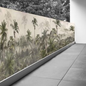 Brise vue Trompe l'oeil - 120x510 cm - Jungle 3617689692920