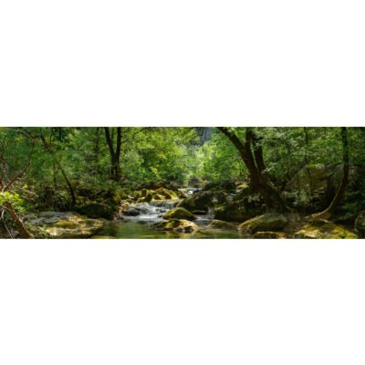 Brise vue Trompe l'oeil - 90x292 cm - Rivière 3617689696997