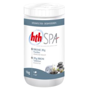 Brome HTH Spa désinfection régulière pastilles 20 g. - 1 kg - 1 kg