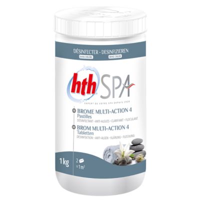 Brome hth SPA Multi-Action 4 - pastilles 20 g. - 1kg - 1 kg