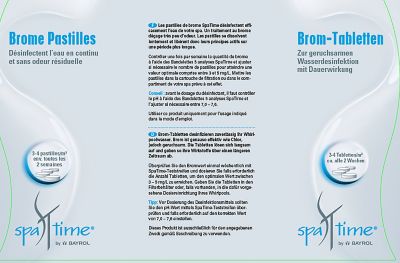 Brome Pastilles Spa Time 0.8 kg pour Spa