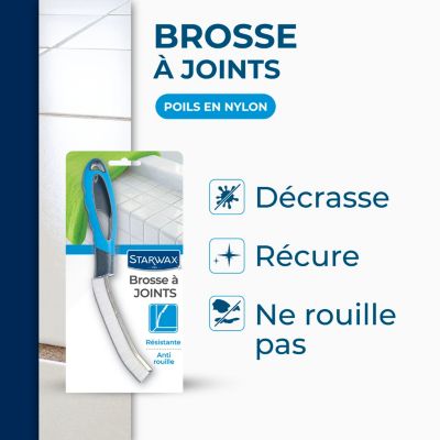 Brosse à joints de carrelage mural ou de sol Starwax
