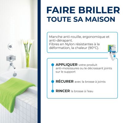 Brosse à joints de carrelage mural ou de sol Starwax