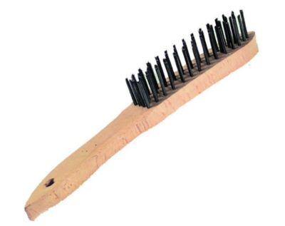 Brosse à main Tivoly en fil acier laitonné 0,30 mm