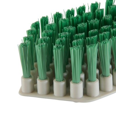 Brosse à récurer flexible poils rigide GoodHome blanc l.7cm