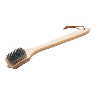 KOOPMAN Brosse Barbecue 3 En 1 Avec Manche - Grattoir Acier Inoxydable