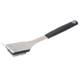 Brosse à Barbecue "Grilles" 39cm Argent & Noir