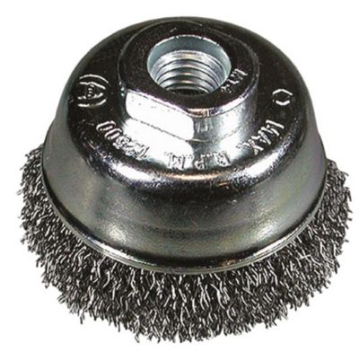 Brosse boisseau fils ondulés 75 mm M14 0,3 mm HIKOKI 751312