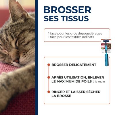 Brosse caoutchouc pour textile Starwax