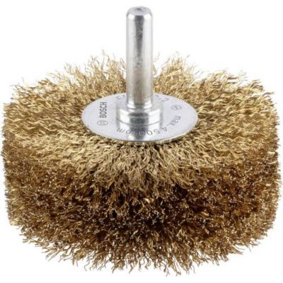 Brosse Circulaire, a Fils Laitonnes 0,2mm Diametre 80 mm