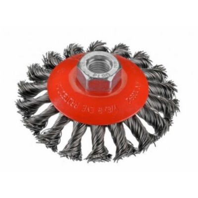 Brosse conique fil acier tressé KBZ 100mm M14 - OSBORN - 2008622151
