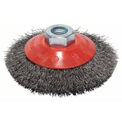 Brosse conique à fils ondulés 100 mm, fil 0,3 mm, M14 2608622057