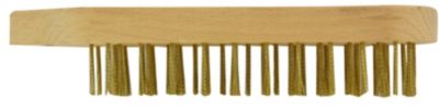 Brosse de décapage violon Tivoly fil acier laitonné