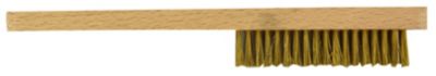 Brosse de nettoyage pour bijoux Tivoy manche bois et fil laiton