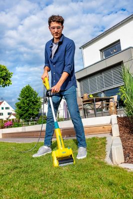 Brosse de terrasse électrique FILAIRE Multibrush Gloria + aérateur de gazon offert + kit nettoyeur de joint