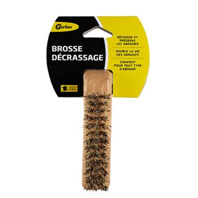 Brosse décrassage et nettoyage des abrasifs.