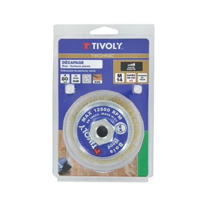 Brosse Meuleuse De Decapage Du Bois Ronde Tivoly Castorama