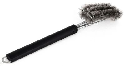 Weber Pince Barbecue Avec Verrouillage + Brosse Inox Triangulaire 46 Cm - Nettoyage Et Manipulation Faciles Pour Grill