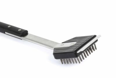 Brosse pour plancha en acier inoxydable GoodHome L.40 x l.8.5 cm noir