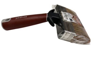 Brosse rectangulaire coudée pour lasure 120 mm