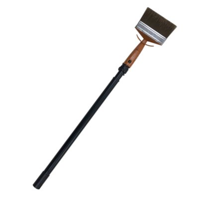 Brosse rectangulaire lasure et traitement 120mm + perche