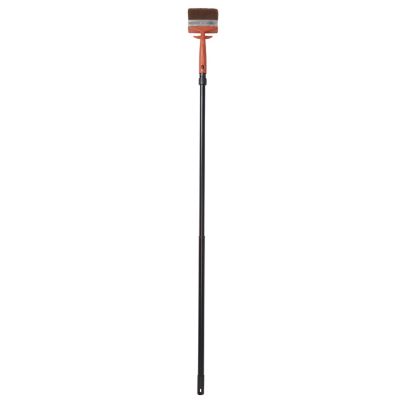 Brosse rectangulaire lasure et traitement 120mm + perche