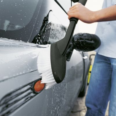 Brosse simple Karcher en plastique noir