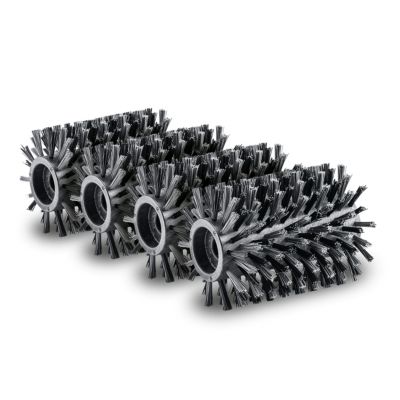 Brosse sol bois pour nettoyeur de terrasses Karcher PCL 6 - 4 pièces