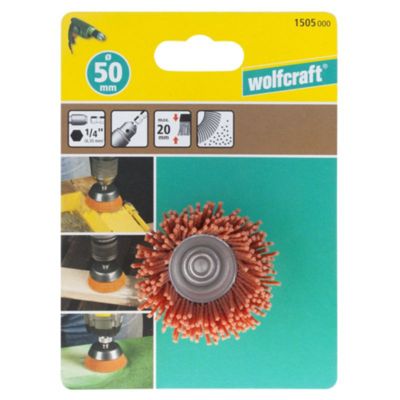 Brosse soucoupe en nylon 50  WOLFCRAFT 1505000