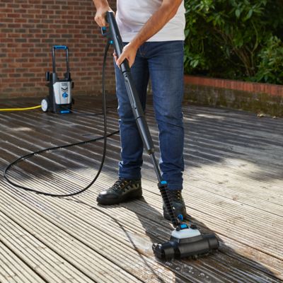 Brosse terrasse et lance pour nettoyeur haute pression Mac Allister