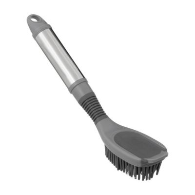 Brosse vaisselle en caoutchou Gris Silver & Clean - 5Five