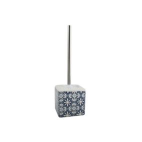 Brosse wc avec support Céramique AMADORA Bleu  Blanc MSV